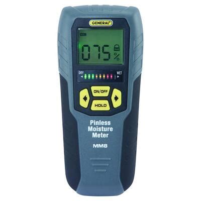 custom general pin type lcd moisture meter|pinless moisture meter home depot.